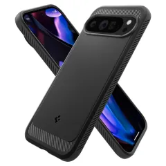 Google Pixel 9 Pro XL case black SPIGEN RUGGED ARMOR