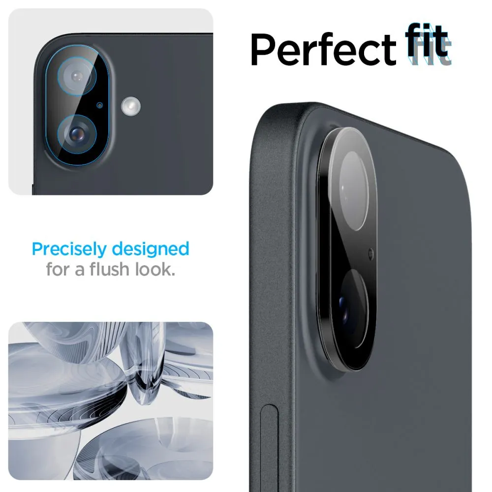 Apple iPhone 16 защитное стекло  SPIGEN OPTIK GLAS.TR CAMERA PROTECTOR 2-PACK