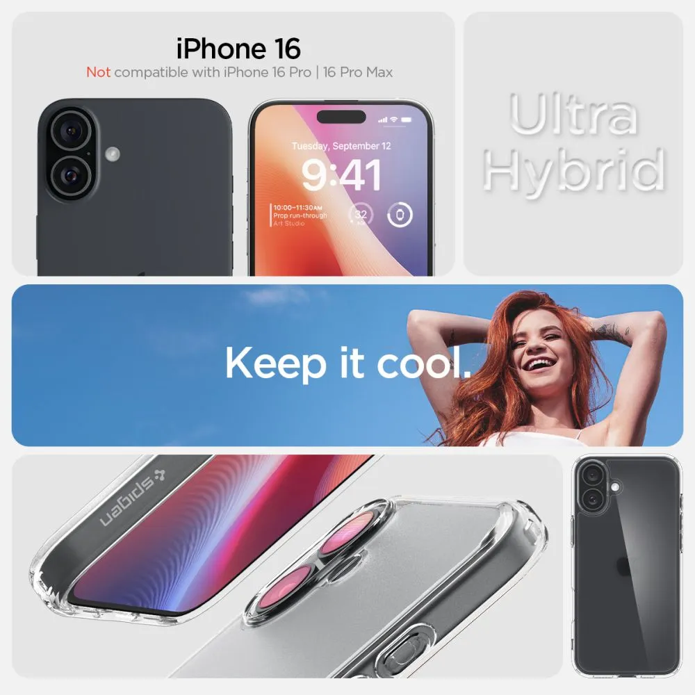 Apple iPhone 16 dėklas  SPIGEN ULTRA HYBRID