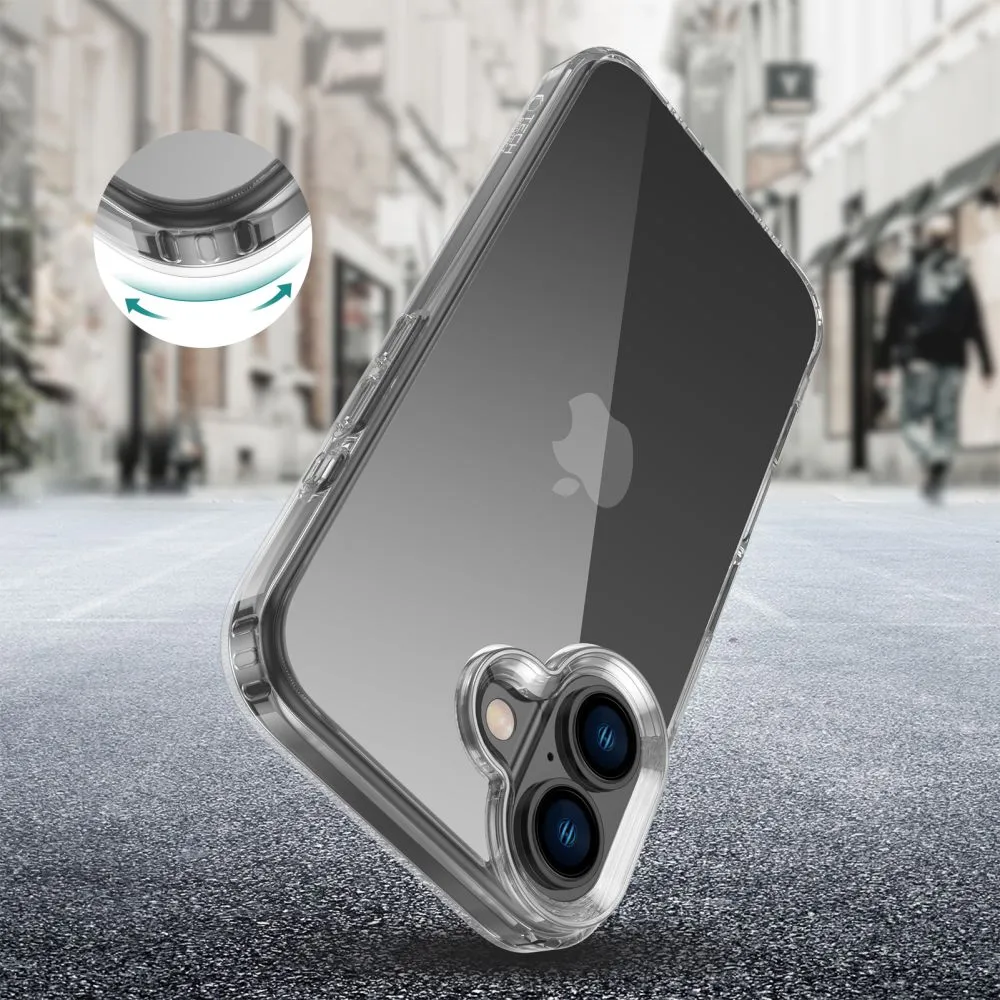Apple iPhone 16 ümbris pruun TECH-PROTECT FLEXAIR HYBRID