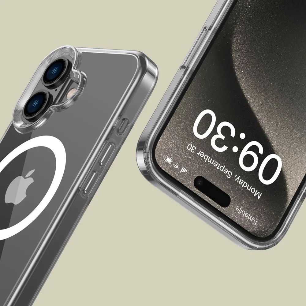 Apple iPhone 16 ümbris läbipaistev TECH-PROTECT FLEXAIR HYBRID MAGSAFE