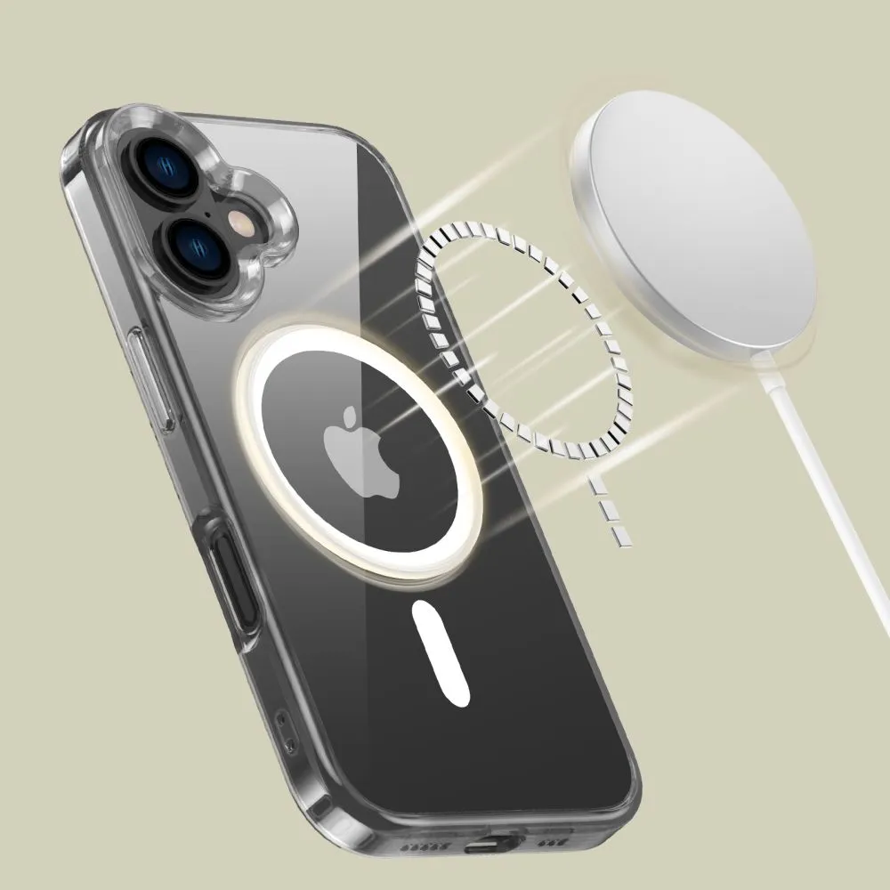 Apple iPhone 16 ümbris läbipaistev TECH-PROTECT FLEXAIR HYBRID MAGSAFE