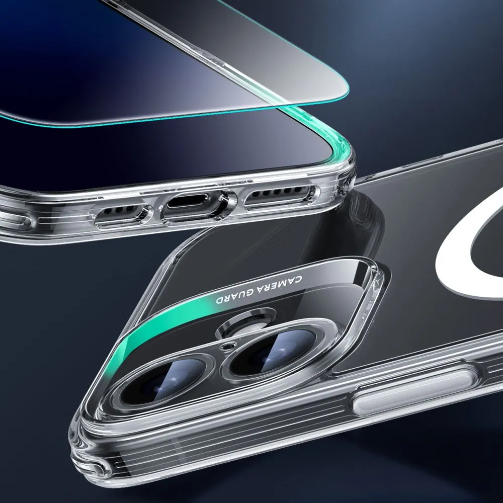 Apple iPhone 16 suojakuori läpinäkyvä ESR CLASSIC PRO SET HALOLOCK MAGSAFE