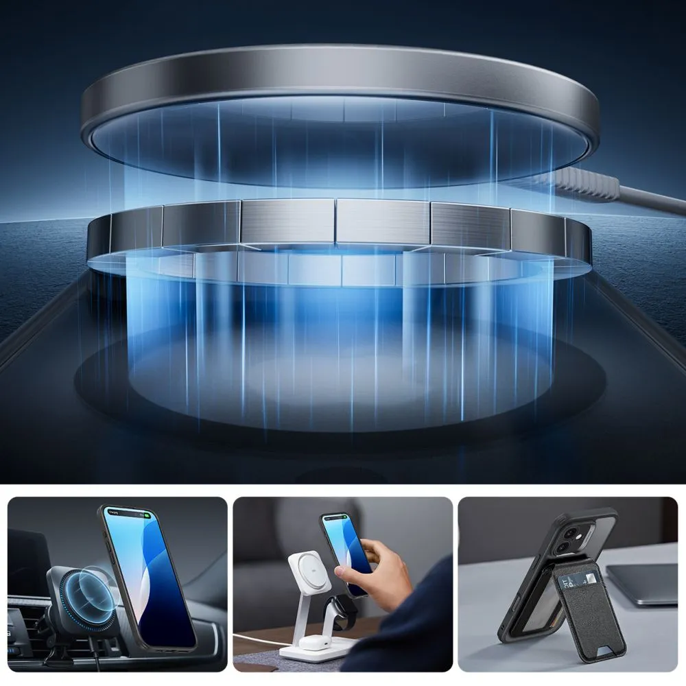 Apple iPhone 16 ümbris must ESR CLASSIC PRO SET HALOLOCK MAGSAFE