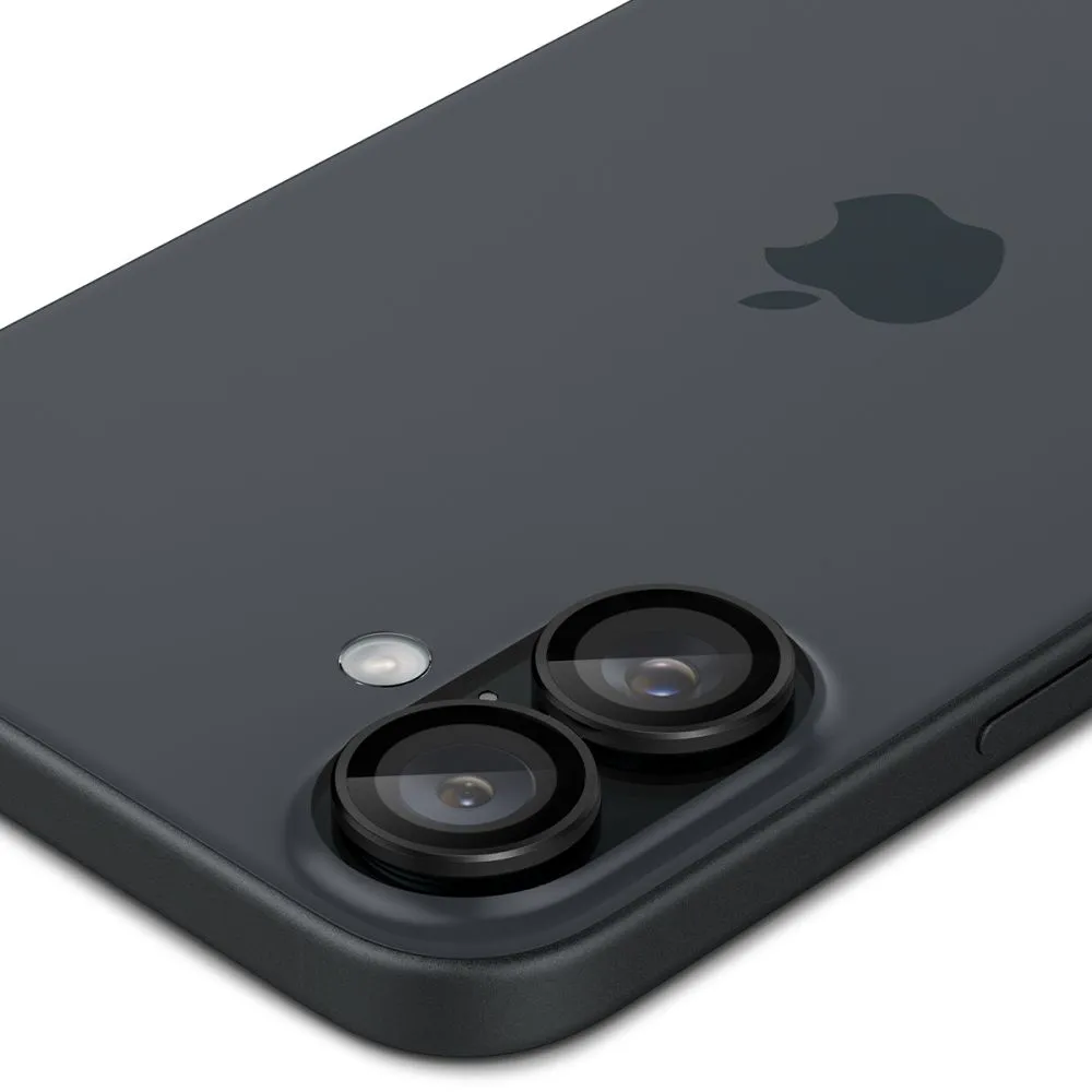 Apple iPhone 16 skärmskydd SPIGEN OPTIK PRO GLAS.TR ”EZ FIT” CAMERA PROTECTOR 2-PACK