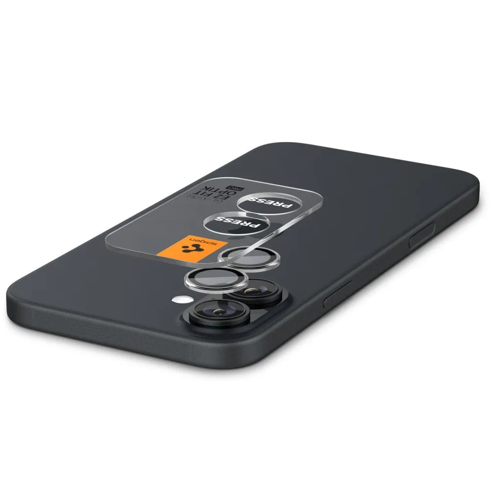 Apple iPhone 16 skärmskydd SPIGEN OPTIK PRO GLAS.TR ”EZ FIT” CAMERA PROTECTOR 2-PACK
