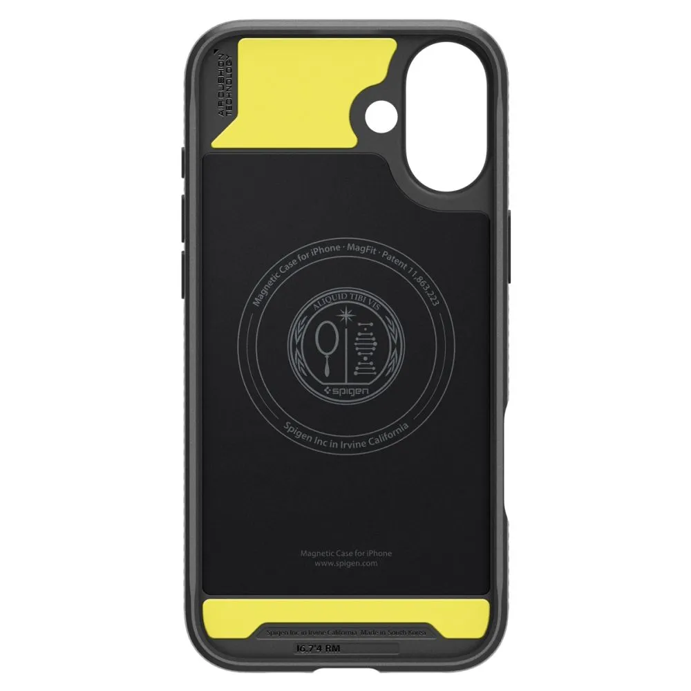 Apple iPhone 16 case black SPIGEN RUGGED ARMOR MAG MAGSAFE