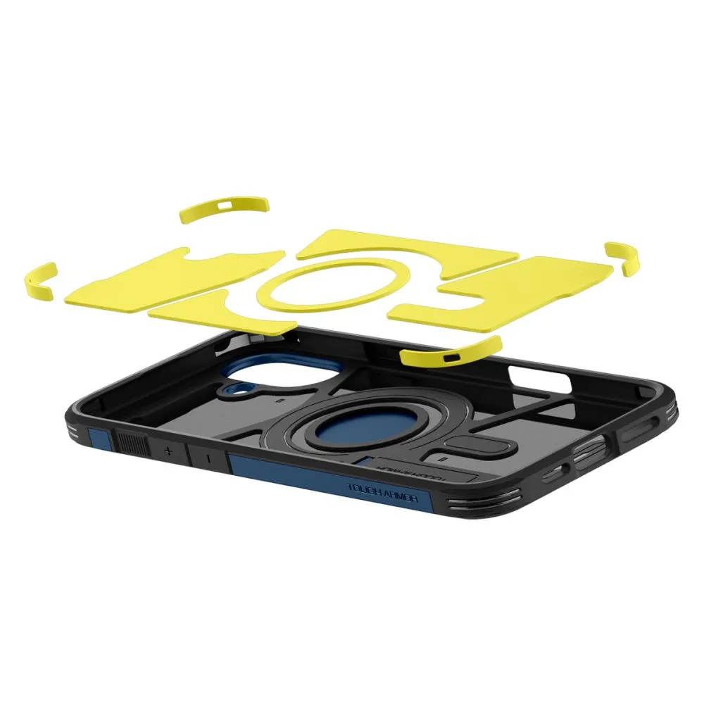Apple iPhone 16 case blue SPIGEN TOUGH ARMOR MAG MAGSAFE