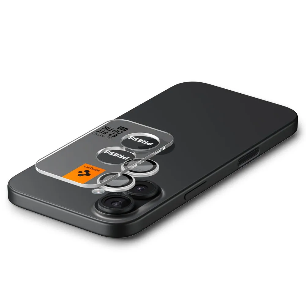 Apple iPhone 16 kaitseklaas SPIGEN OPTIK PRO GLAS.TR ”EZ FIT” CAMERA PROTECTOR 2-PACK
