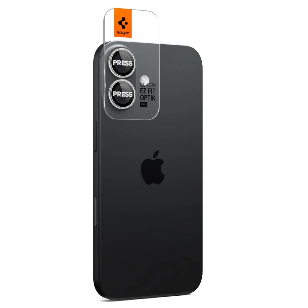 Apple iPhone 16 kaitseklaas SPIGEN OPTIK PRO GLAS.TR ”EZ FIT” CAMERA PROTECTOR 2-PACK
