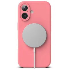 Apple iPhone 16 ümbris roosa RINGKE SILICONE MAGNETIC MAGSAFE