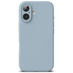 Apple iPhone 16 case blue RINGKE SILICONE MAGNETIC MAGSAFE