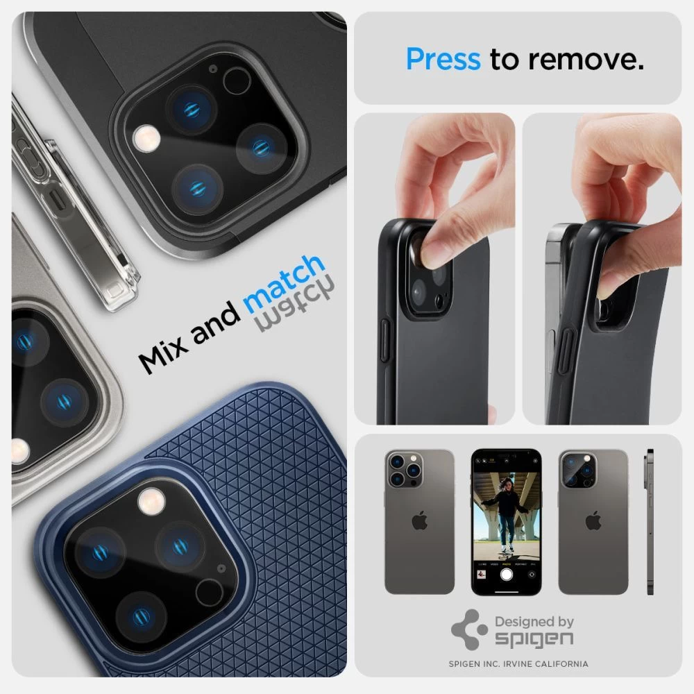 Apple iPhone 16 Pro apsauginis stiklas  SPIGEN OPTIK.TR CAMERA PROTECTOR 2-PACK