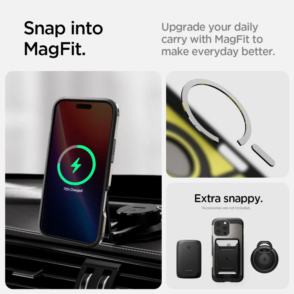 Apple iPhone 16 Pro dėklas  SPIGEN TOUGH ARMOR MAG MAGSAFE