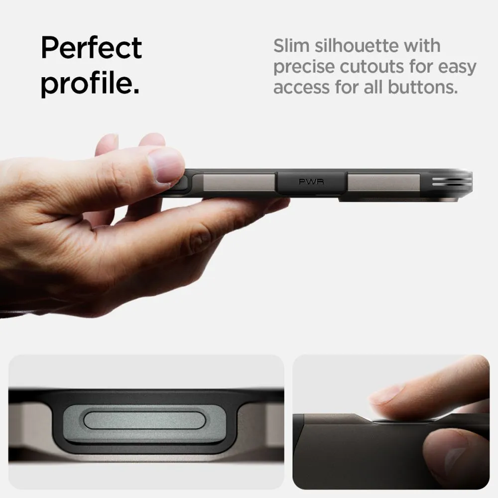 Apple iPhone 16 Pro dėklas  SPIGEN TOUGH ARMOR MAG MAGSAFE