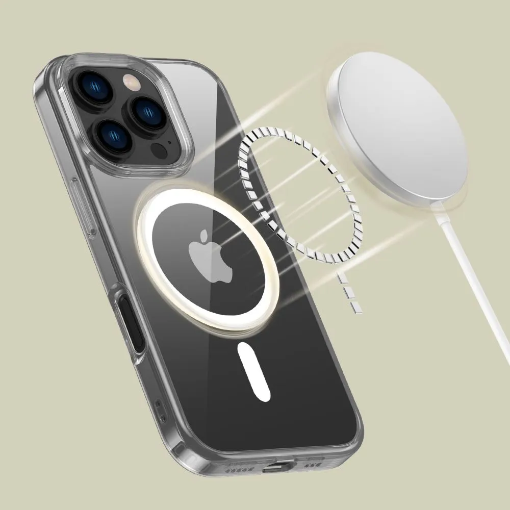 Apple iPhone 16 Pro dėklas skaidrus TECH-PROTECT FLEXAIR HYBRID MAGSAFE