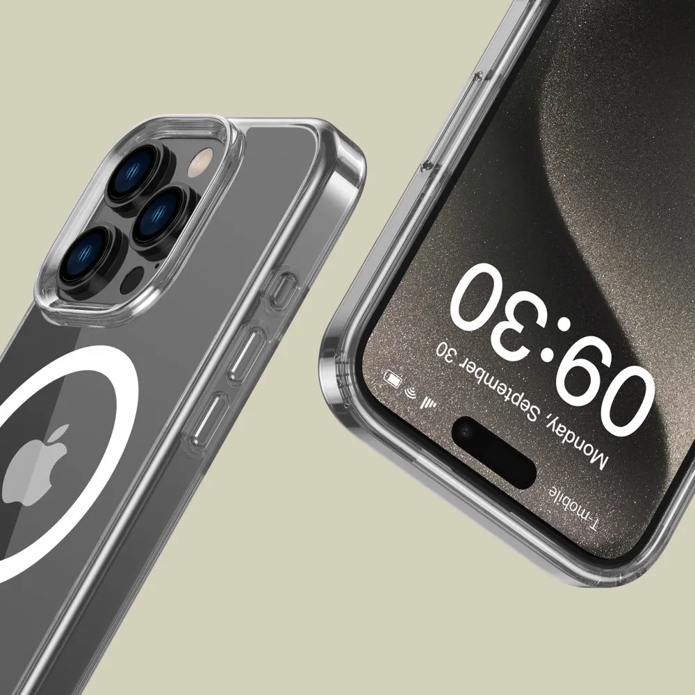 Apple iPhone 16 Pro dėklas skaidrus TECH-PROTECT FLEXAIR HYBRID MAGSAFE