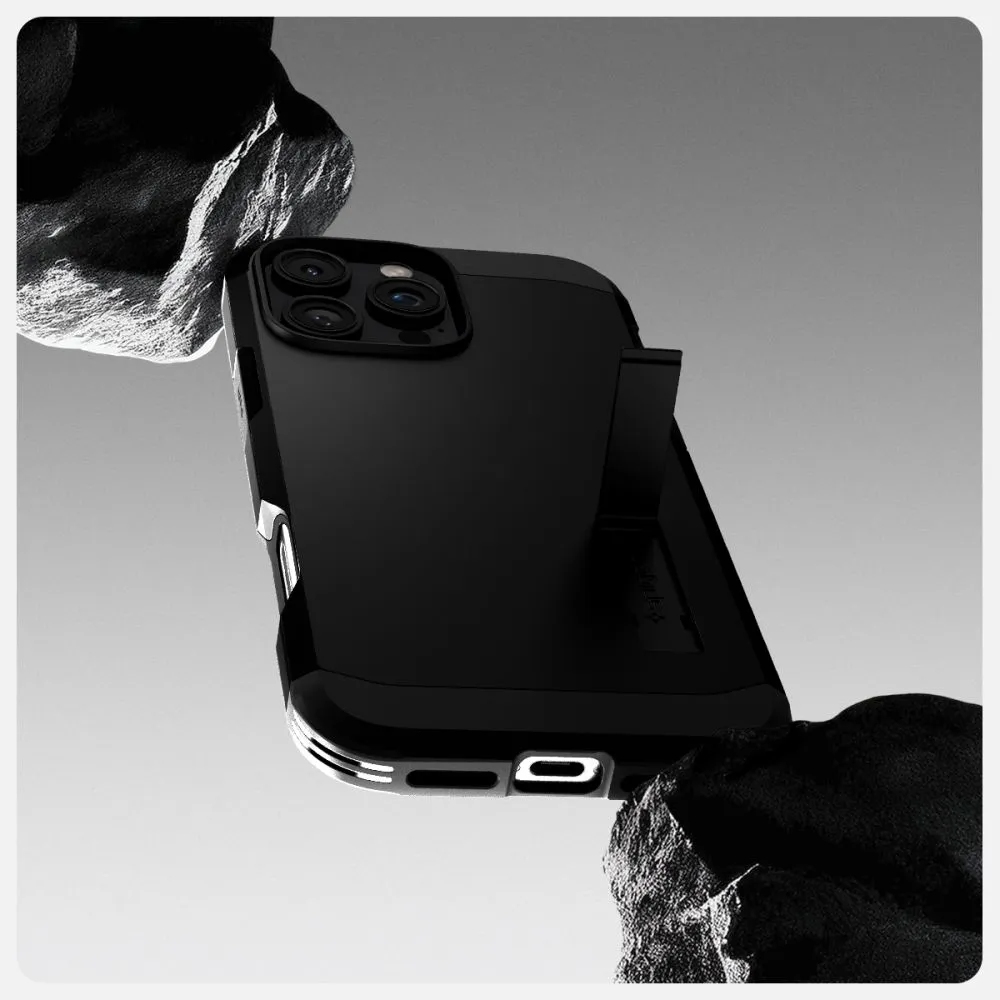 Apple iPhone 16 Pro dėklas Juoda SPIGEN TOUGH ARMOR MAG MAGSAFE