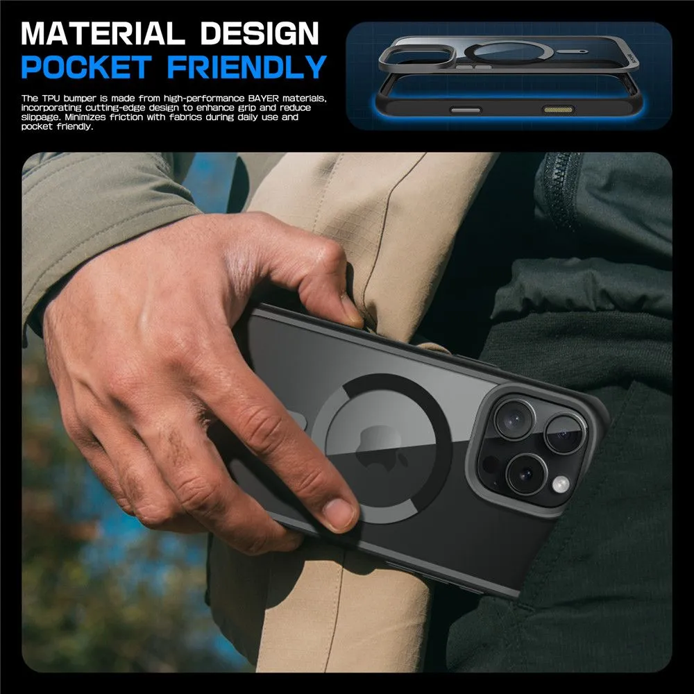 Apple iPhone 16 Pro dėklas Juoda SUPCASE UB MAG MAGSAFE