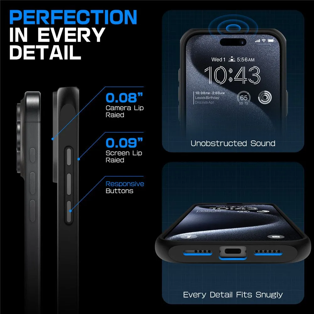 Apple iPhone 16 Pro dėklas Juoda SUPCASE UB MAG MAGSAFE