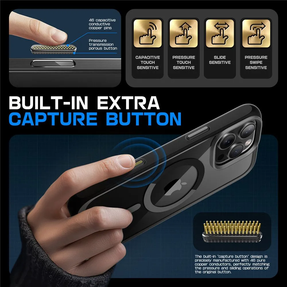 Apple iPhone 16 Pro dėklas Juoda SUPCASE UB MAG MAGSAFE