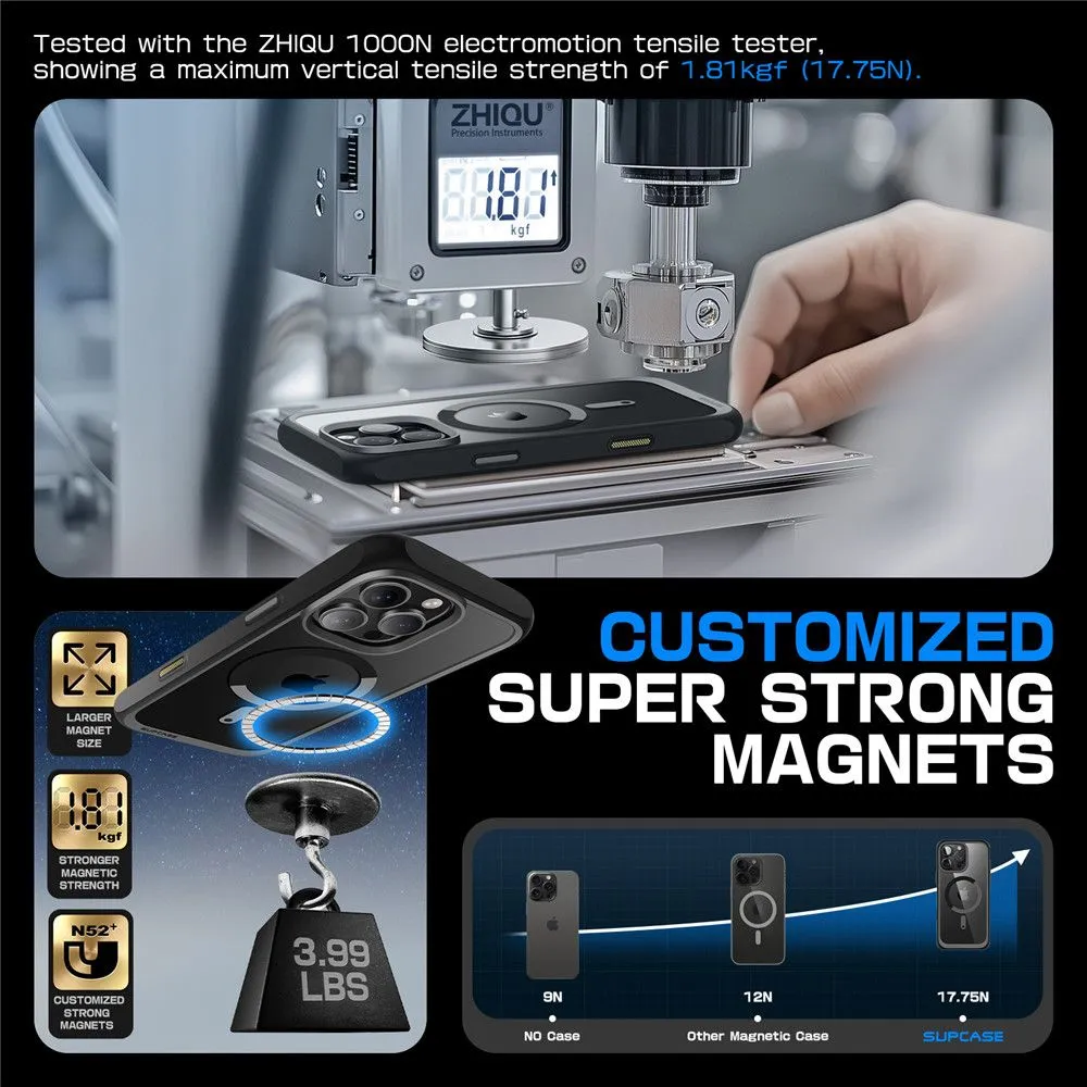 Apple iPhone 16 Pro dėklas Juoda SUPCASE UB MAG MAGSAFE