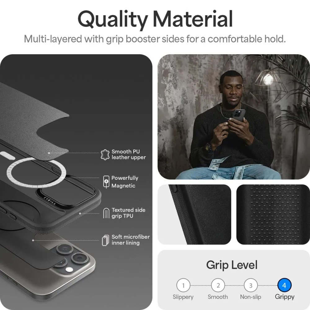 Apple iPhone 16 Pro dėklas Juoda SPIGEN CYRILL KAJUK MAG MAGSAFE