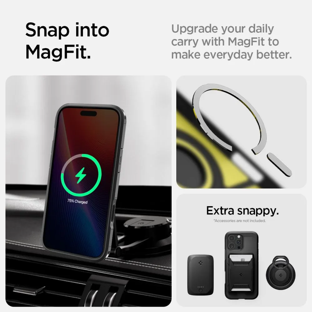Apple iPhone 16 Pro dėklas Juoda SPIGEN TOUGH ARMOR ”T” MAG MAGSAFE