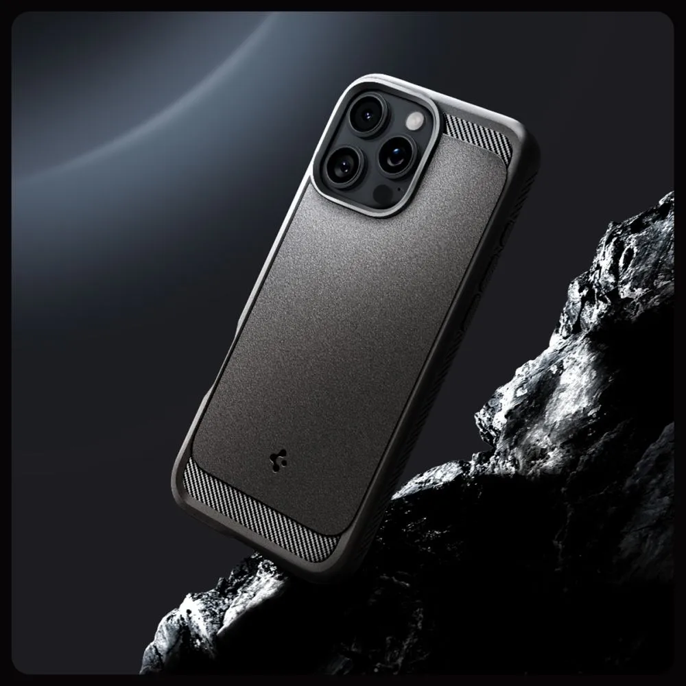 Apple iPhone 16 Pro dėklas pilkas SPIGEN RUGGED ARMOR MAG MAGSAFE