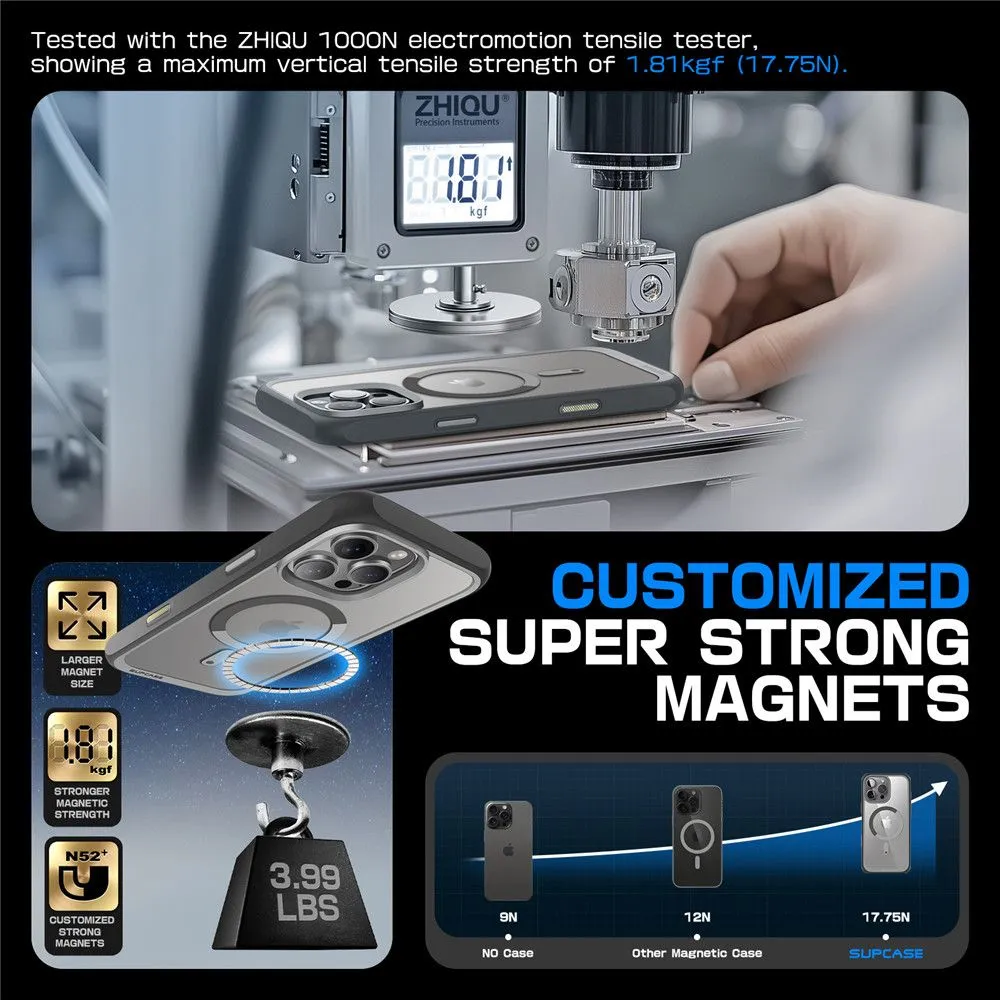 Apple iPhone 16 Pro dėklas pilkas SUPCASE UB MAG MAGSAFE