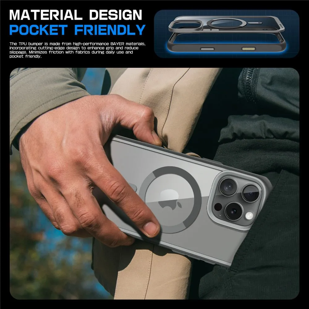 Apple iPhone 16 Pro dėklas pilkas SUPCASE UB MAG MAGSAFE
