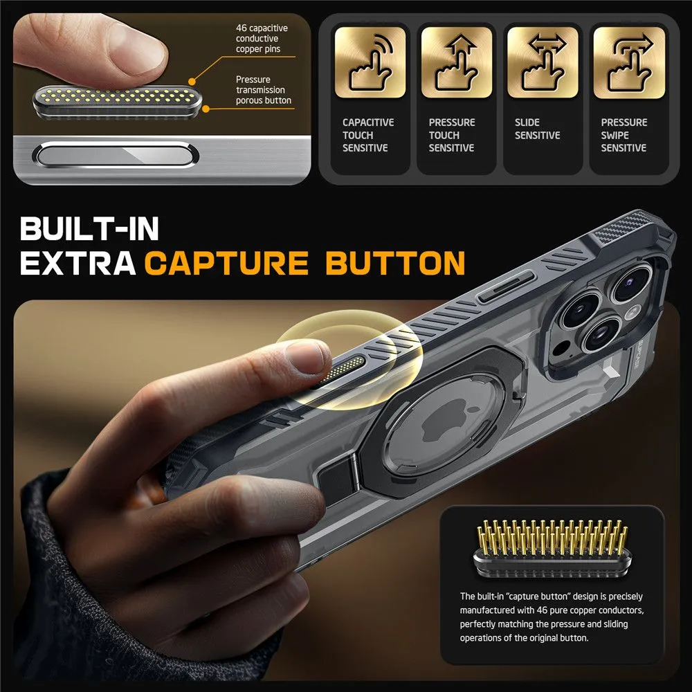 Apple iPhone 16 Pro dėklas pilkas SUPCASE UB GRIP MAG MAGSAFE