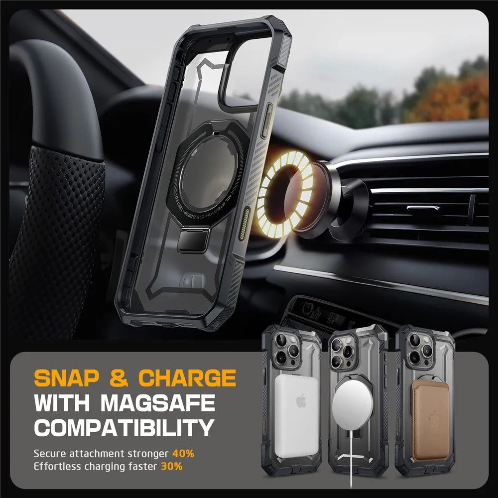 Apple iPhone 16 Pro dėklas pilkas SUPCASE UB GRIP MAG MAGSAFE