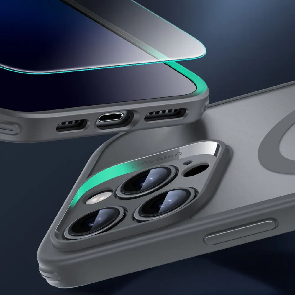 Apple iPhone 16 Pro dėklas pilkas ESR CLASSIC PRO SET HALOLOCK MAGSAFE