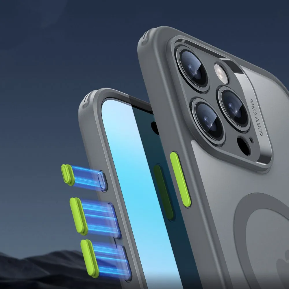 Apple iPhone 16 Pro dėklas pilkas ESR CLASSIC PRO SET HALOLOCK MAGSAFE