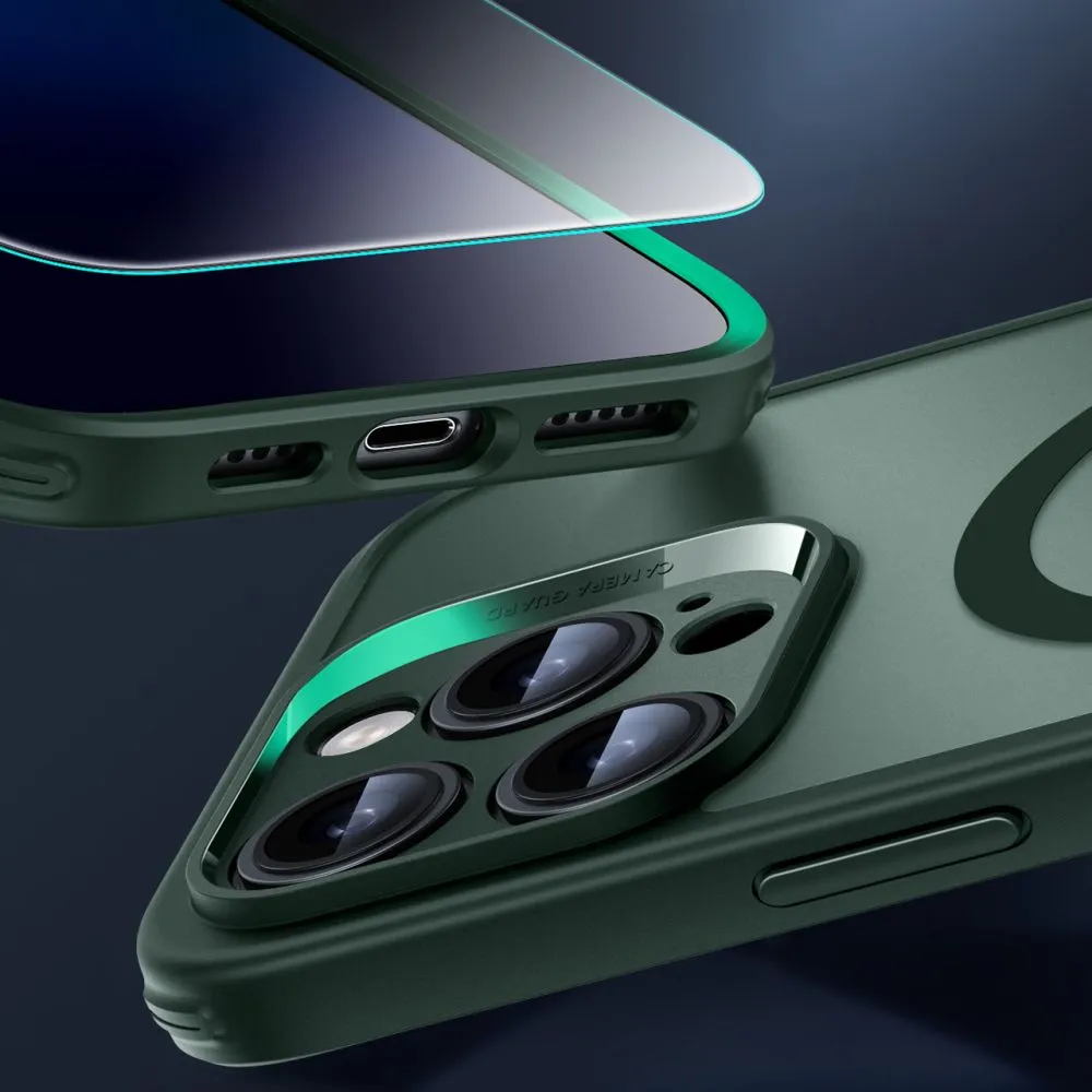 Apple iPhone 16 Pro dėklas žalia ESR CLASSIC PRO SET HALOLOCK MAGSAFE