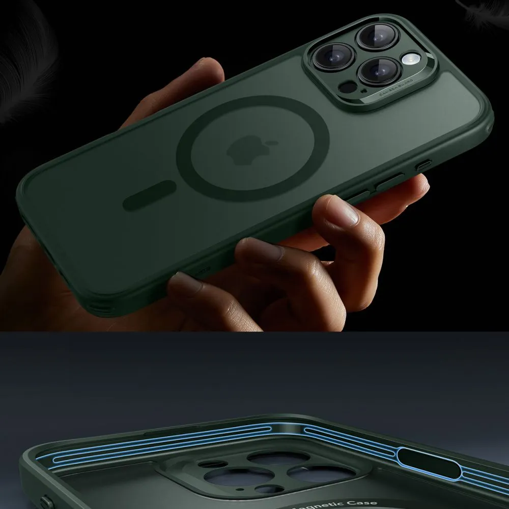 Apple iPhone 16 Pro dėklas žalia ESR CLASSIC PRO SET HALOLOCK MAGSAFE