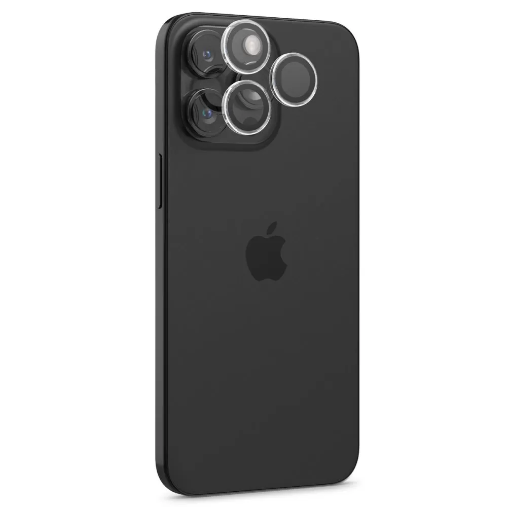 Apple iPhone 16 Pro apsauginis stiklas SPIGEN OPTIK.TR ”EZ FIT” CAMERA PROTECTOR 2-PACK