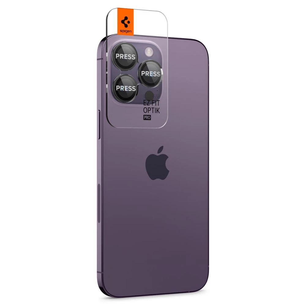 Apple iPhone 16 Pro apsauginis stiklas SPIGEN OPTIK.TR EZ FIT CAMERA PROTECTOR (2-pack)