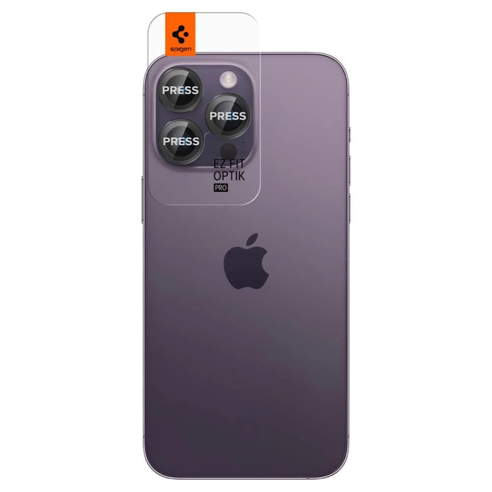 Apple iPhone 16 Pro apsauginis stiklas SPIGEN OPTIK.TR EZ FIT CAMERA PROTECTOR (2-pack)