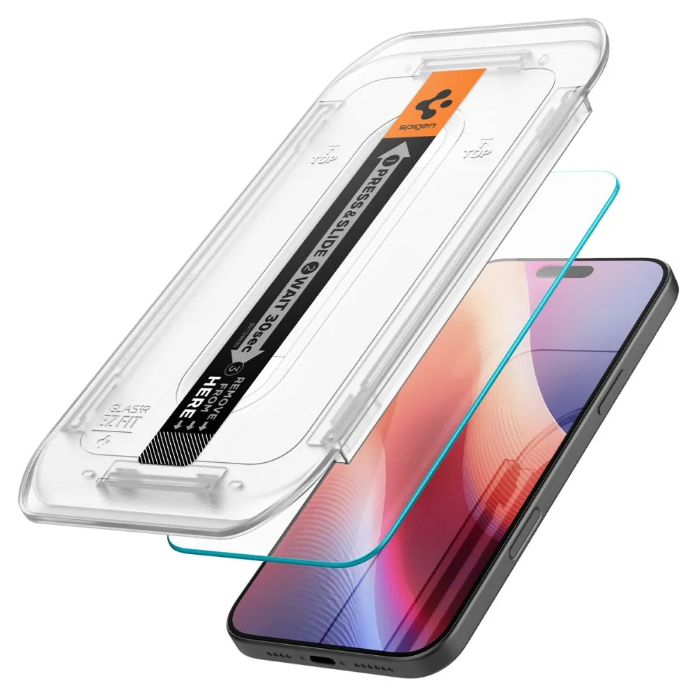Apple iPhone 16 Pro apsauginis stiklas SPIGEN GLAS.TR ”EZ FIT”