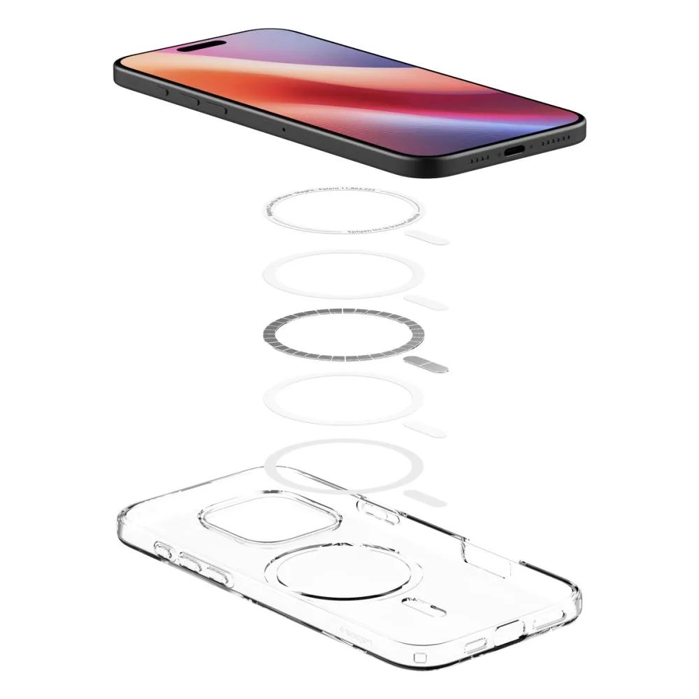 Apple iPhone 16 Pro skal transparent SPIGEN LIQUID CRYSTAL MAG MAGSAFE