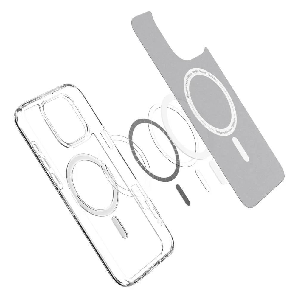 Apple iPhone 16 Pro suojakuori läpinäkyvä SPIGEN ULTRA HYBRID MAG MAGSAFE