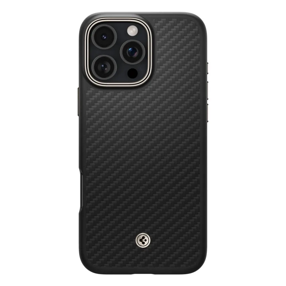 Apple iPhone 16 Pro dėklas Juoda SPIGEN ENZO ARAMID MAG MAGSAFE