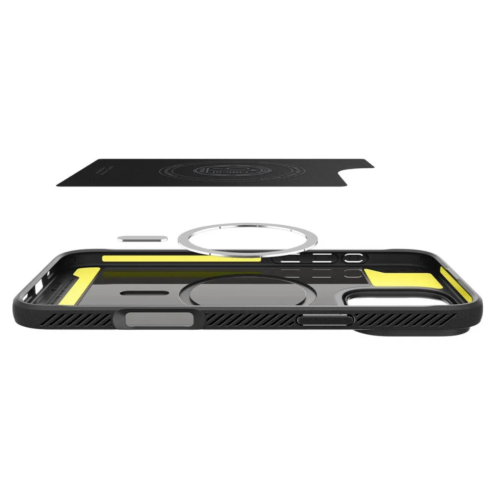Apple iPhone 16 Pro dėklas Juoda SPIGEN RUGGED ARMOR MAG MAGSAFE