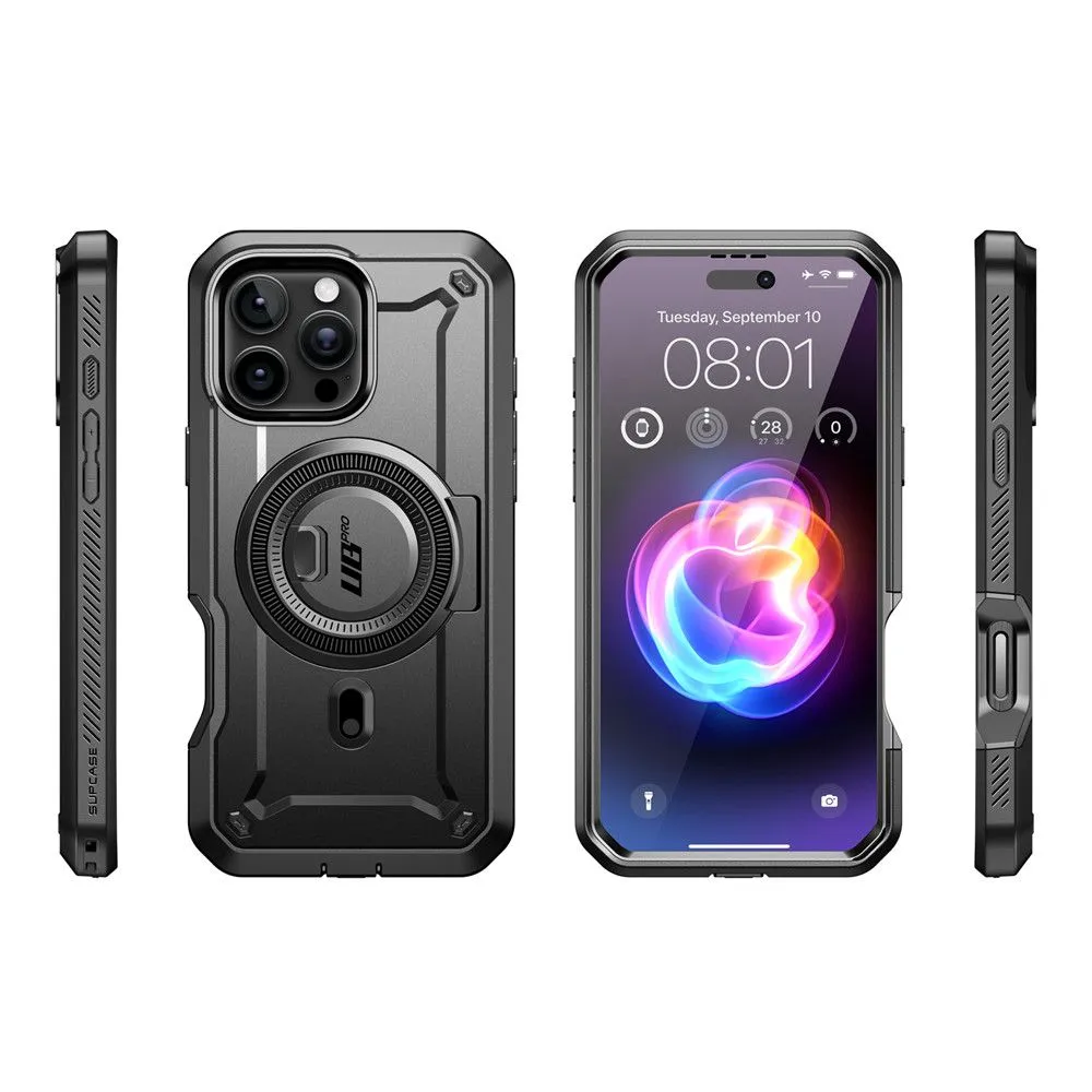 Apple iPhone 16 Pro dėklas Juoda SUPCASE UB PRO MAG MAGSAFE