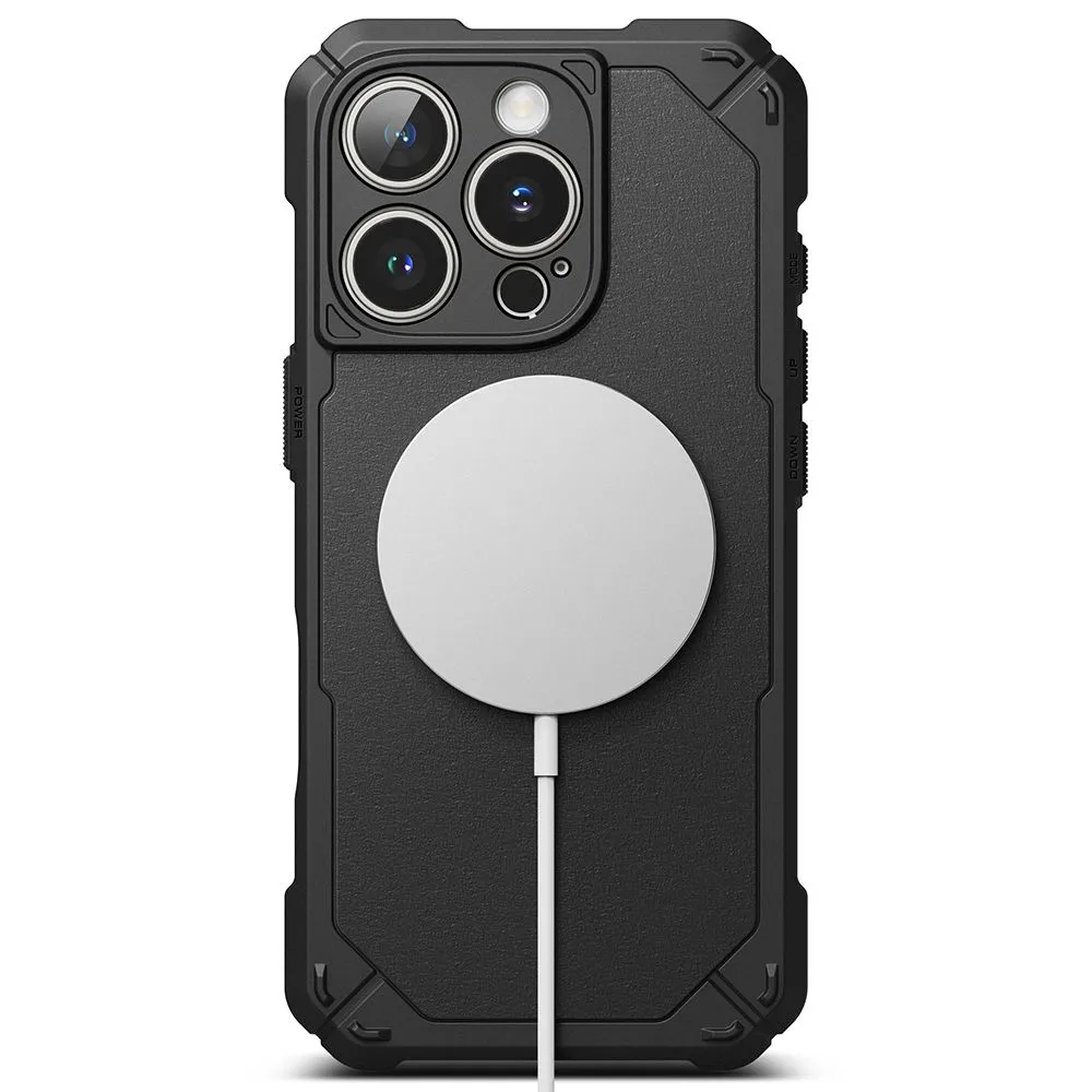 Apple iPhone 16 Pro dėklas Juoda RINGKE RUGGED GEAR MAGNETIC MAGSAFE