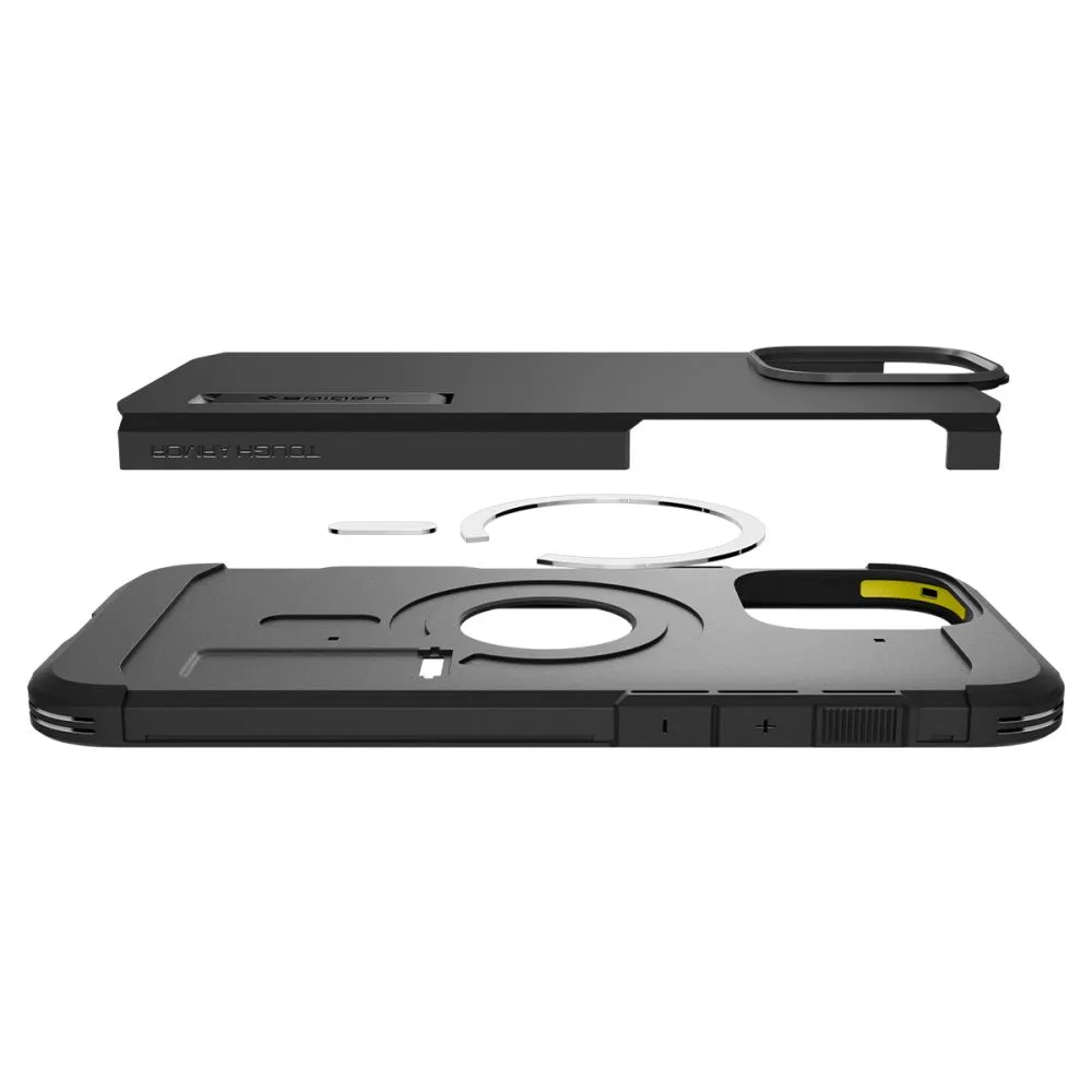 Apple iPhone 16 Pro dėklas Juoda SPIGEN TOUGH ARMOR ”T” MAG MAGSAFE