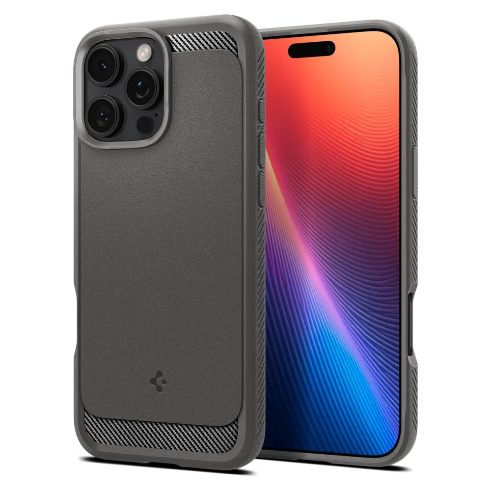 Apple iPhone 16 Pro dėklas pilkas SPIGEN RUGGED ARMOR MAG MAGSAFE