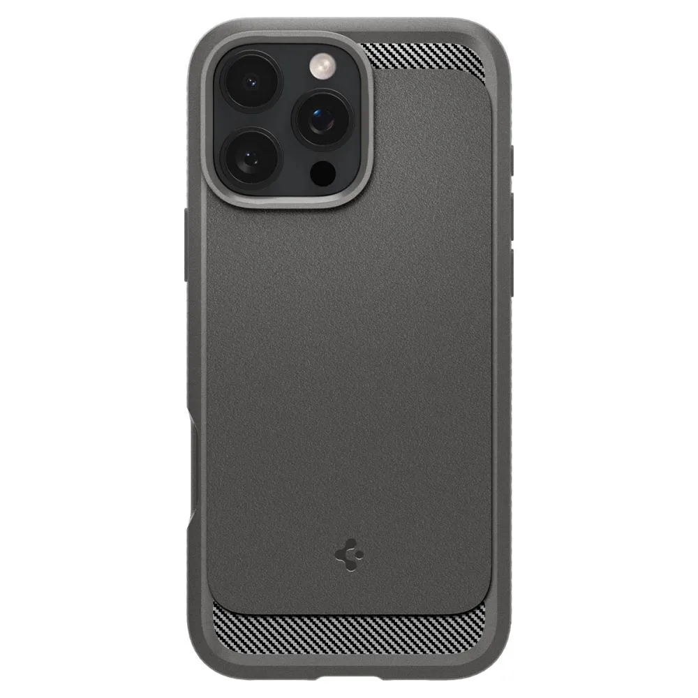 Apple iPhone 16 Pro dėklas pilkas SPIGEN RUGGED ARMOR MAG MAGSAFE